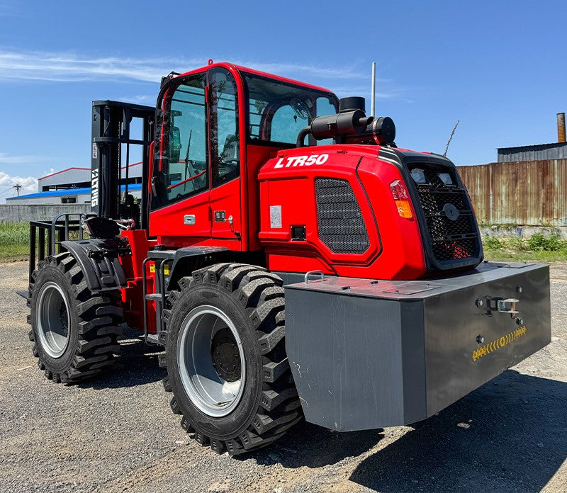 Carretilla elevadora articulada 4wd de 5 ton y 6 ton