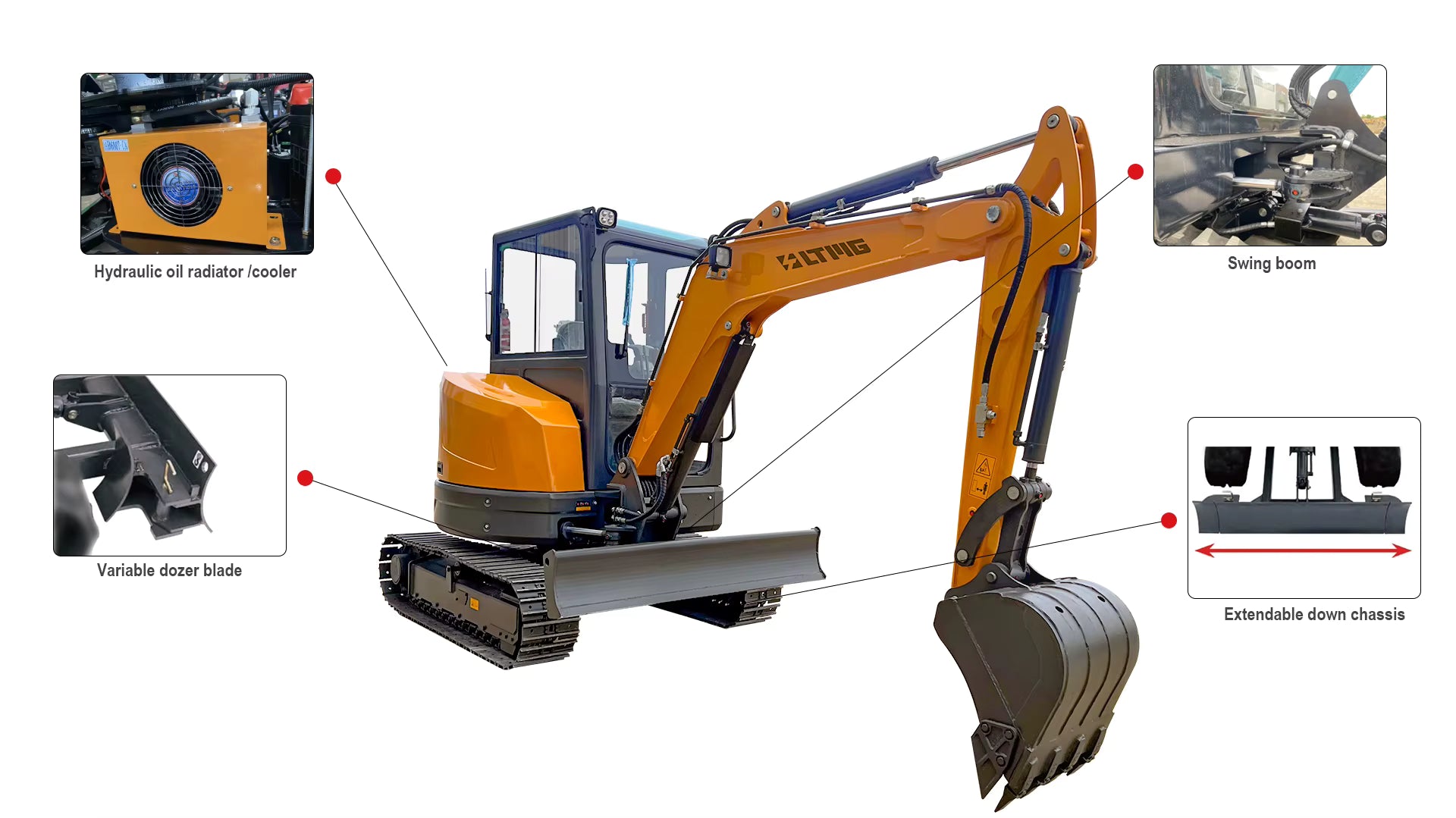 MINI EXCAVADORA LTE35