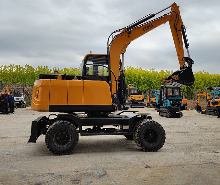 EXCAVADORA DE RUEDAS LWE 80