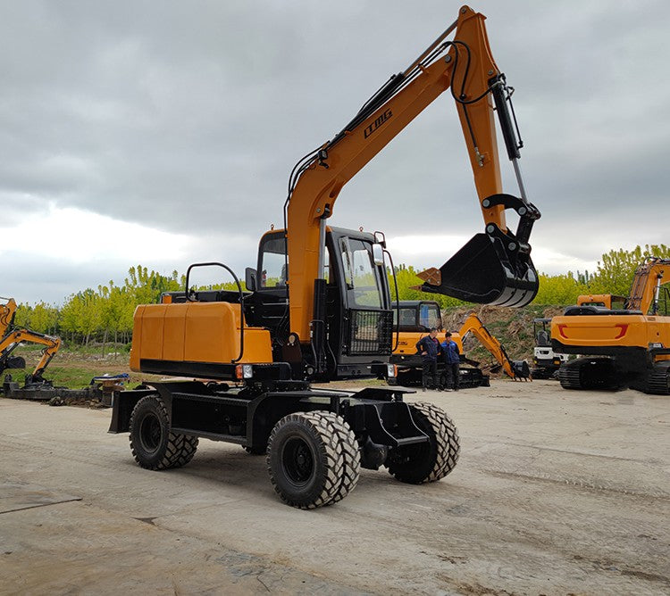 EXCAVADORA DE RUEDAS LWE 80
