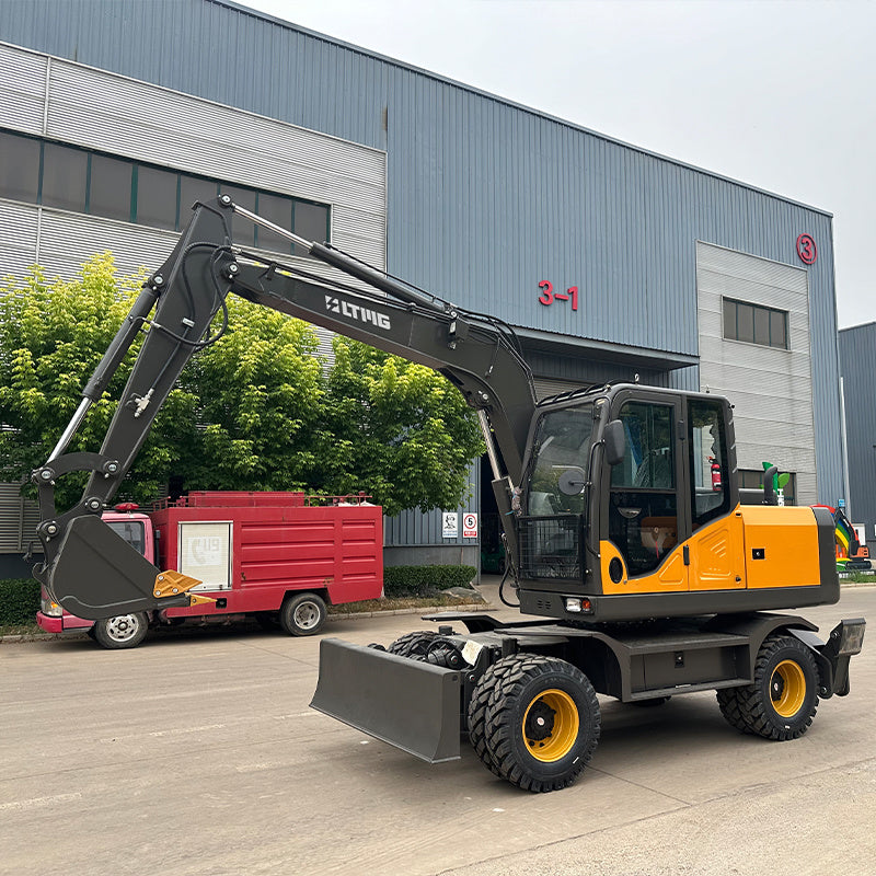 EXCAVADORA DE RUEDAS LWE 80