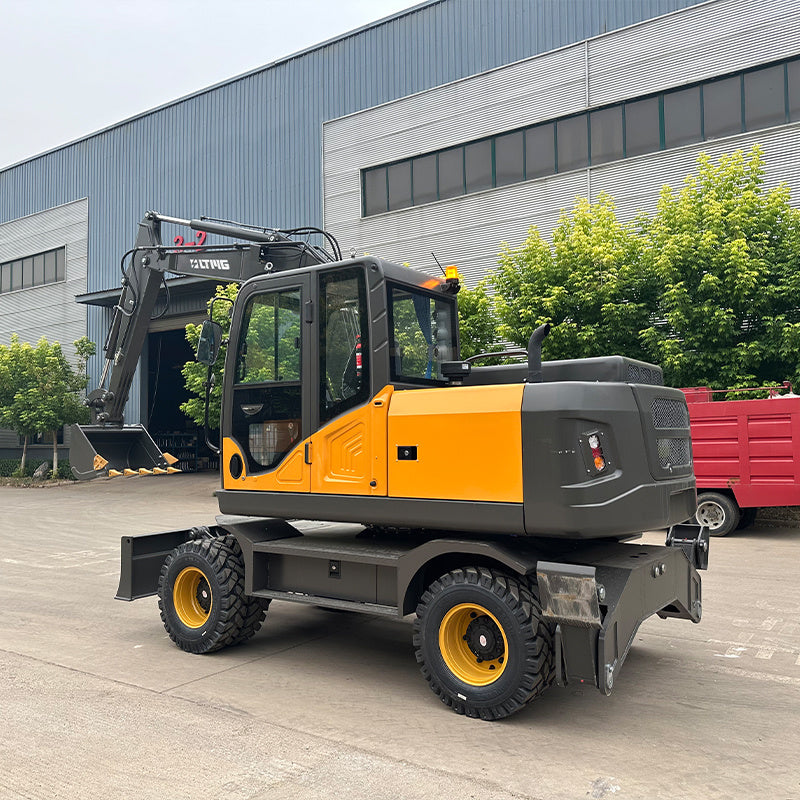 EXCAVADORA DE RUEDAS LWE 80