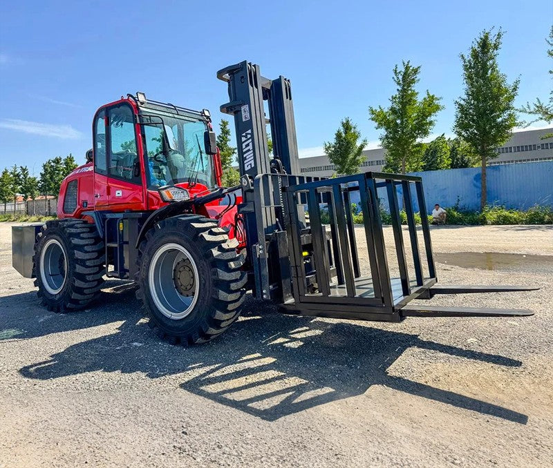 Carretilla elevadora articulada 4wd de 5 ton y 6 ton
