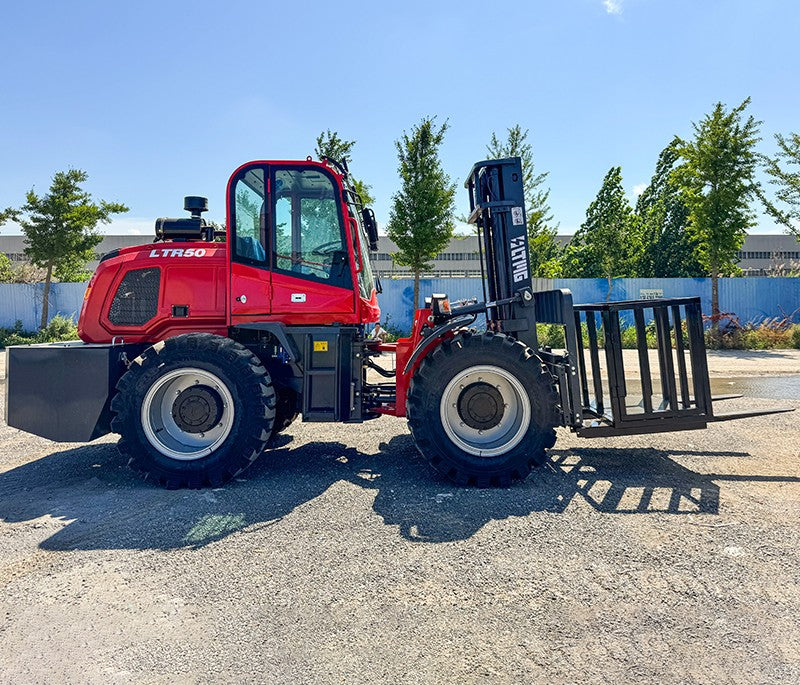 Carretilla elevadora articulada 4wd de 5 ton y 6 ton