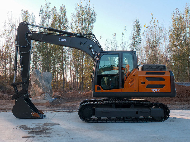 Excavadora TCE150 sobre orugas de 15 toneladas