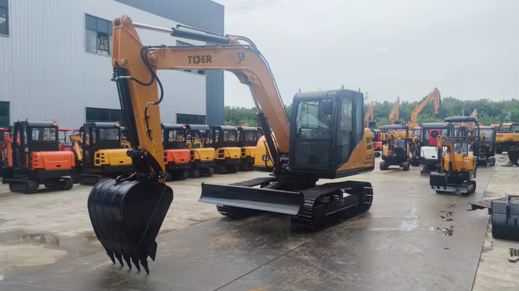 TCE90 · Excavadora TCE90  hidráulica 9 ton